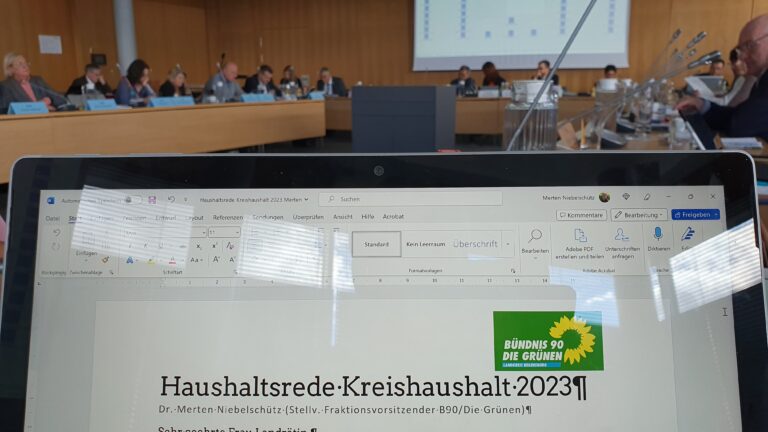 Haushalt 2023 für den Landkreis Regensburg