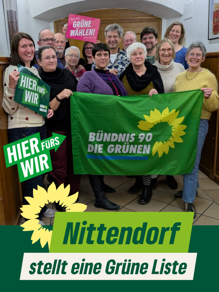 Nittendorf stellt seine GRÜNE Liste auf