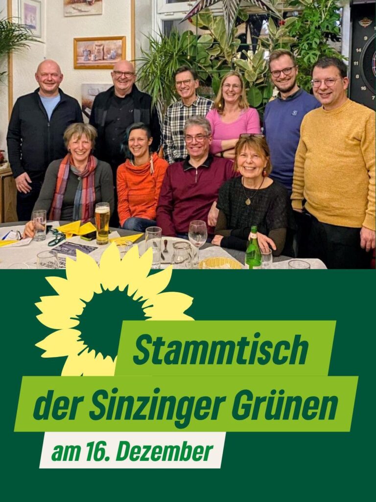 Stammtisch der Sinzinger Grünen am 16. Dezember 2025