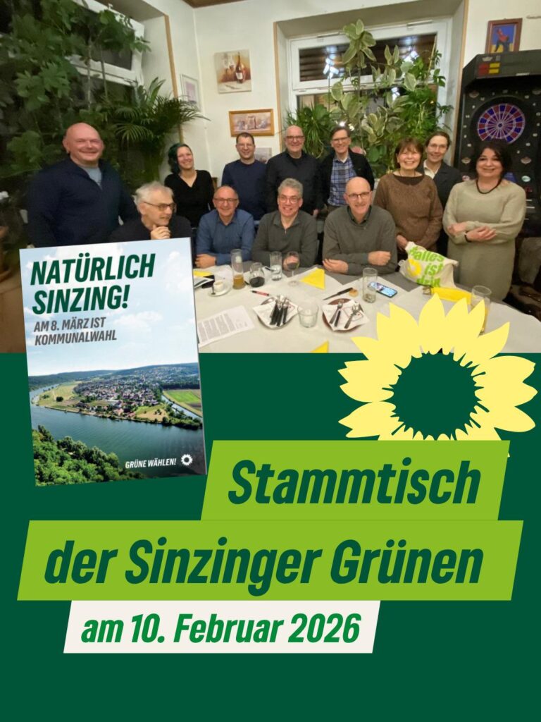 Stammtisch der Sinzinger Grünen am 10. Februar 2026