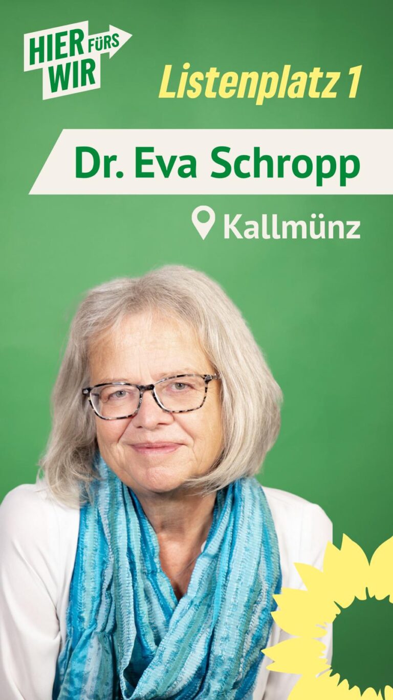 Listenplatz 1: Dr. Evi Schropp (Kallmünz)